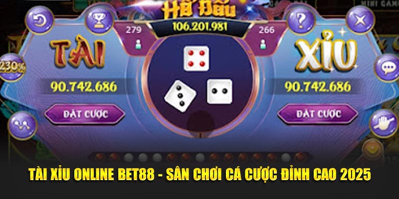 Tài xỉu online tại nhà cái Bet88